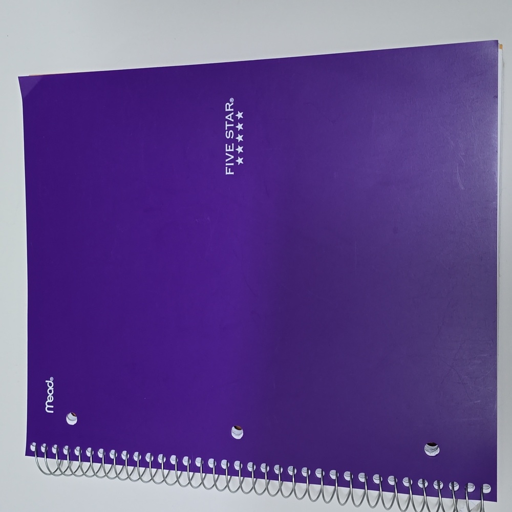 Five Star Purple Notebook